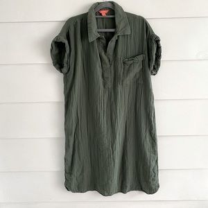 Joe Fresh size large t shirt dress in hunter green